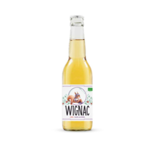 Jus de pomme pétillant sans alcool bio