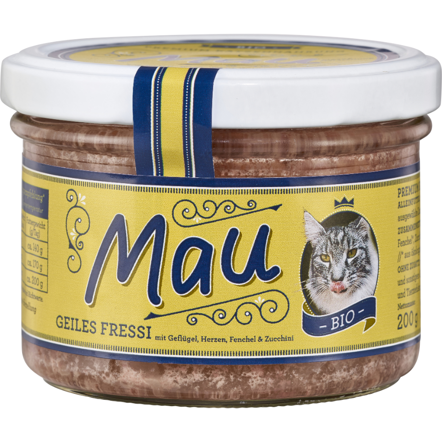 Bio Katzennassfutter Geiles Fressi