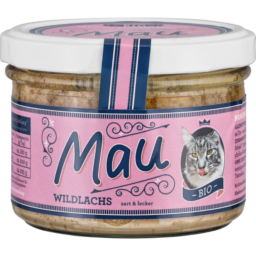 Bio Katzennassfutter Wildlachs