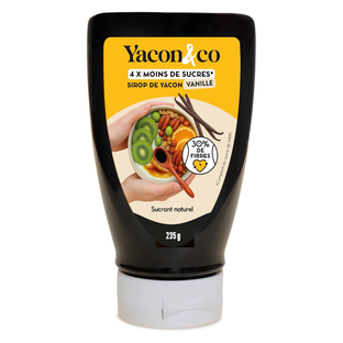 Sirop de yacon vanille bio