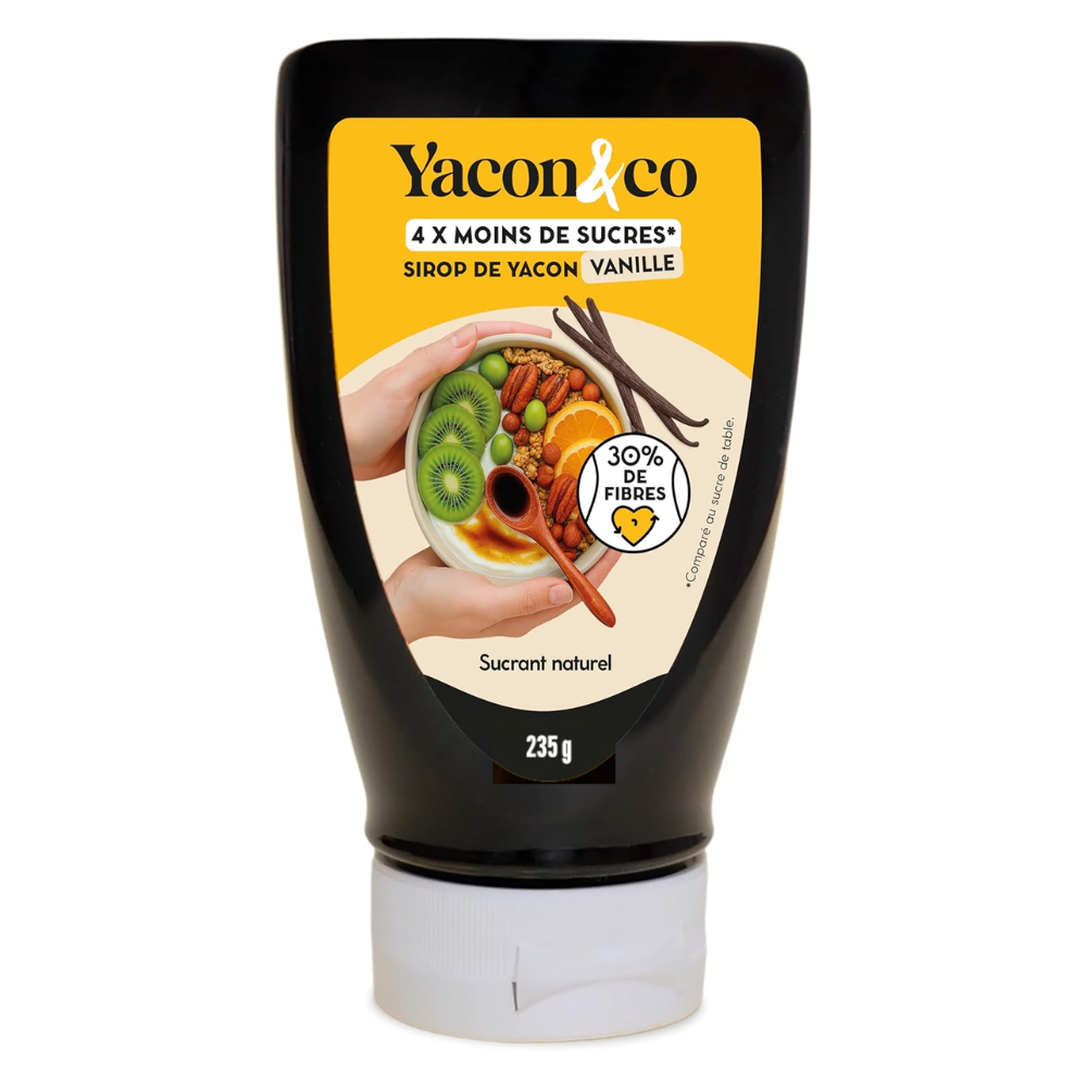 Sirop de yacon vanille bio