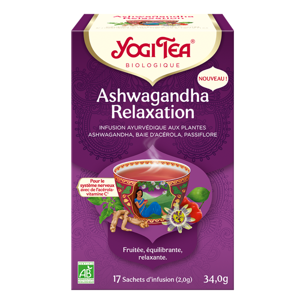 Infusion Ashwagandha Relaxation - acérola, passiflore bio x 17