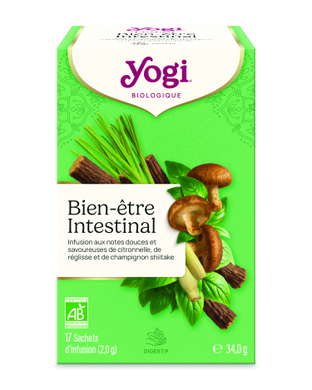 Infusion Bien-être Intestinal - citronnelle, shiitake, réglisse bio x 17