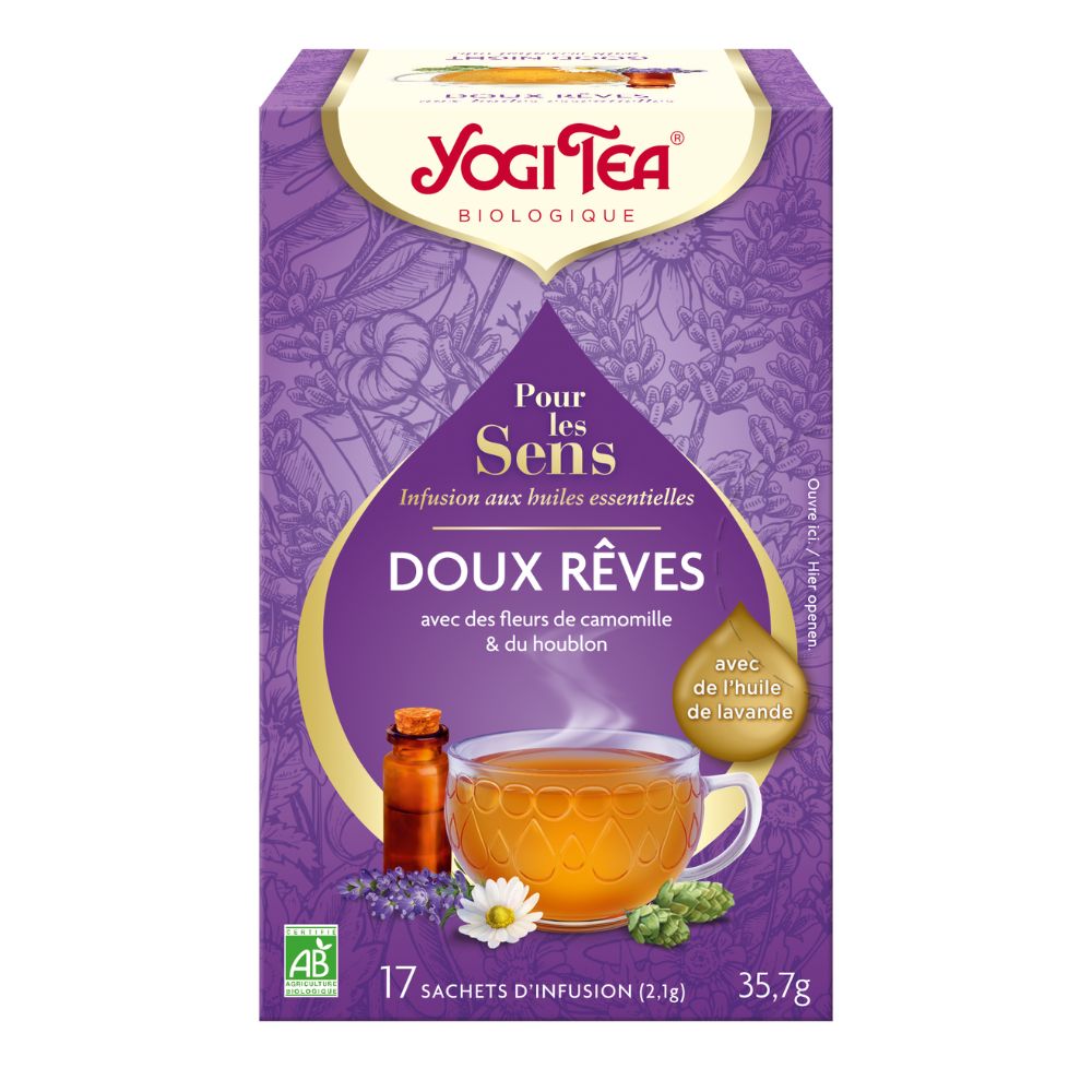 Yogi Tea Pour Les Sens Bien-Être Naturel Bio 17 Sachets