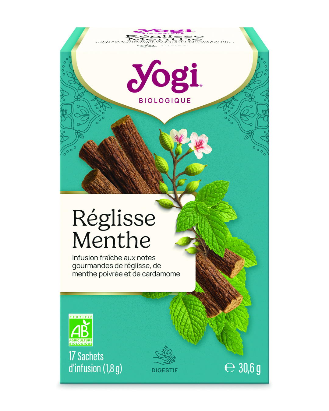 Infusion Réglisse Menthe cardamome bio x 17