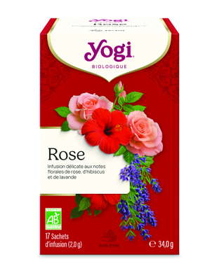 Infusion Rose - hibiscus, lavande bio x 17