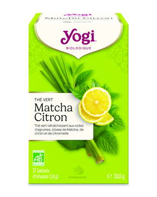 Infusion Thé vert Matcha Citron bio x 17