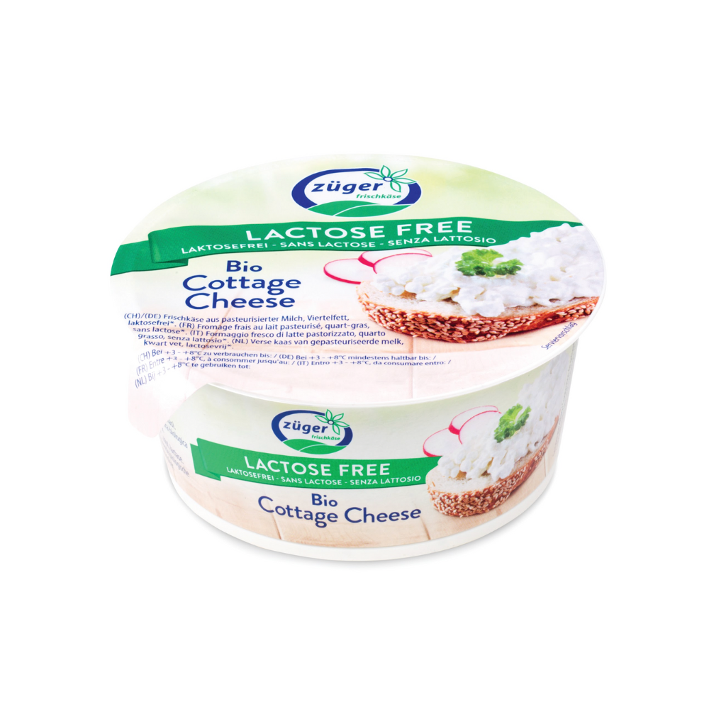 Cottage cheese sans lactose bio