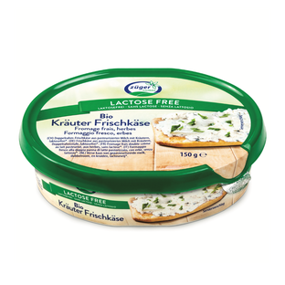 Fromage frais aux herbes à tartiner sans lactose bio