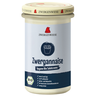 Bio vegane Salatcreme, Zwergennaise im Glas