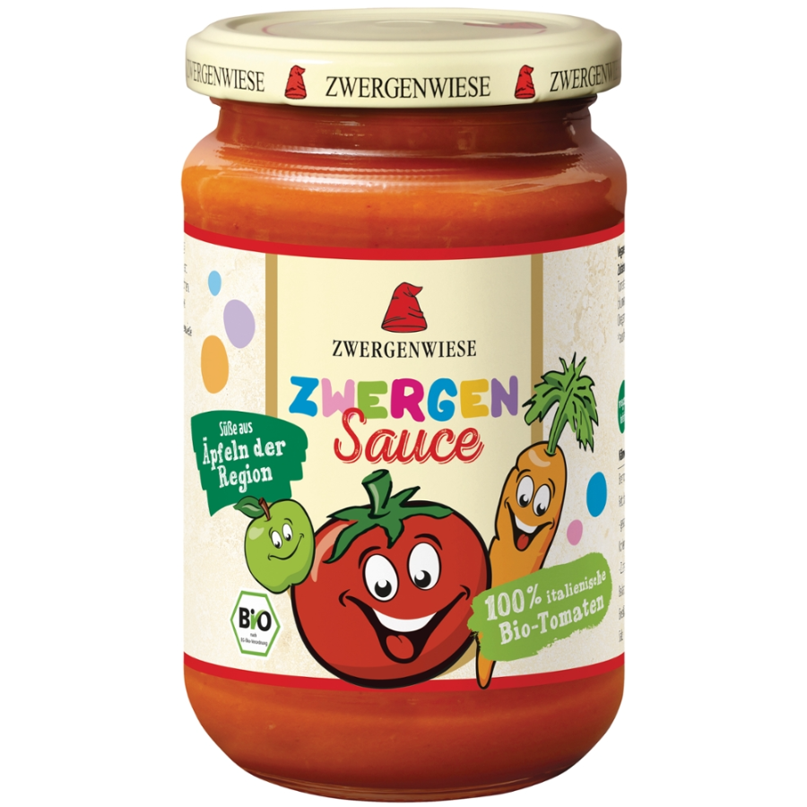 Bio Zwergensauce aus Tomaten
